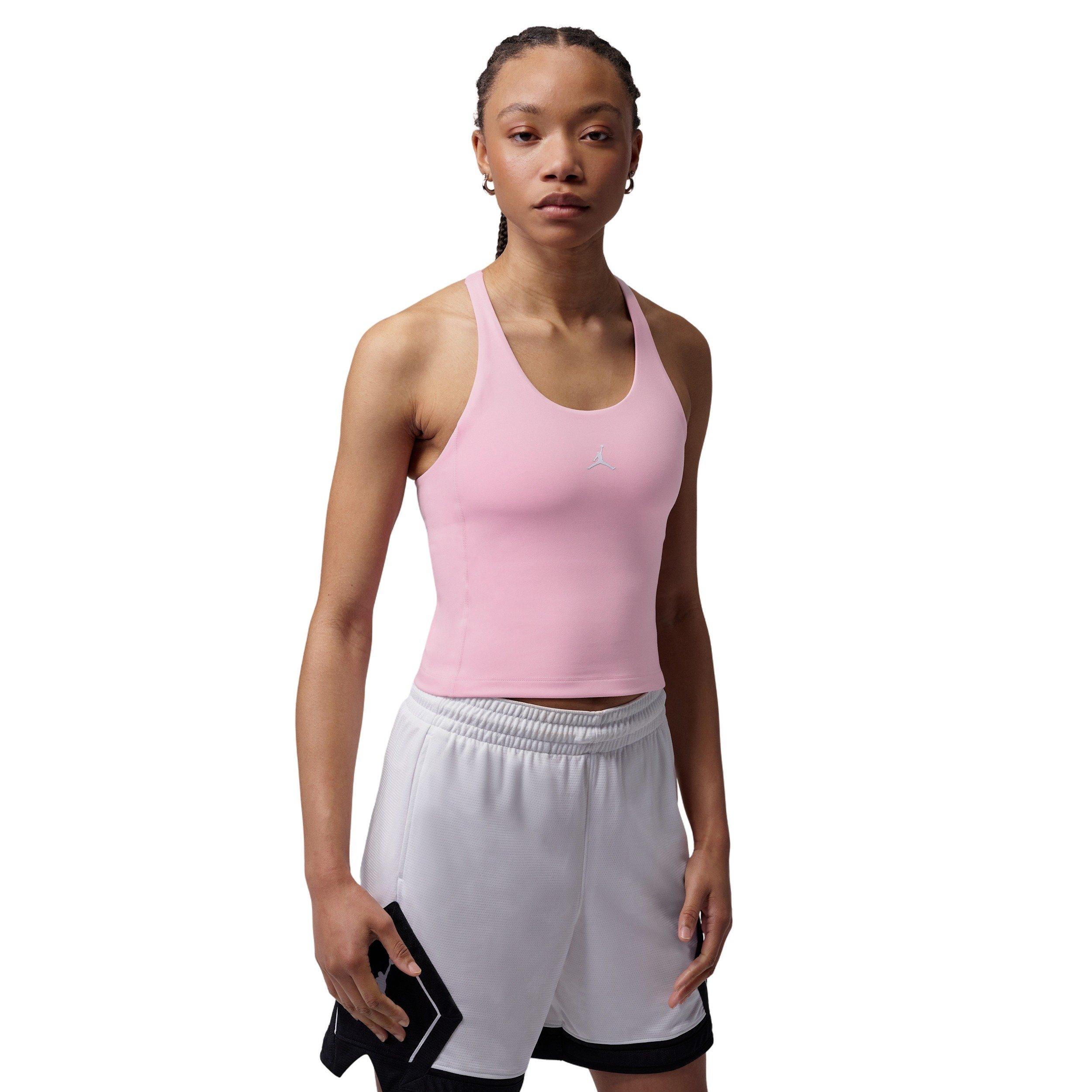 Jordan Women's Sport Dri-FIT Tank Top - Pink/White - PINK/WHITE